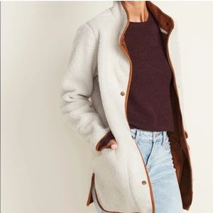 Women’s Sherpa & Suede Old Navy Jacket